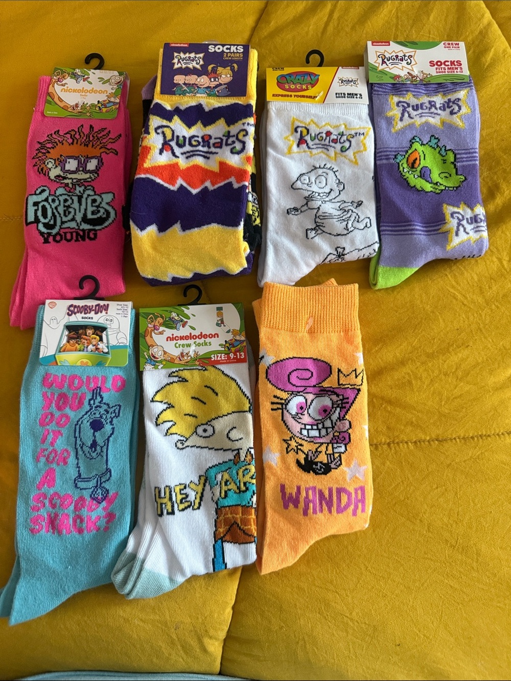 Nickelodeon Themed Crew Socks